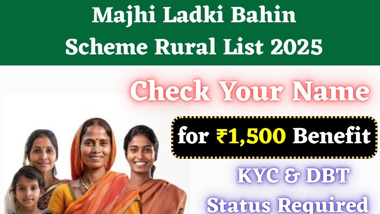 Majhi Ladki Bahin Scheme Rural List 2025
