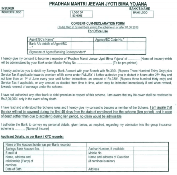 Pradhan Mantri Jeevan Jyoti Bima Yojana