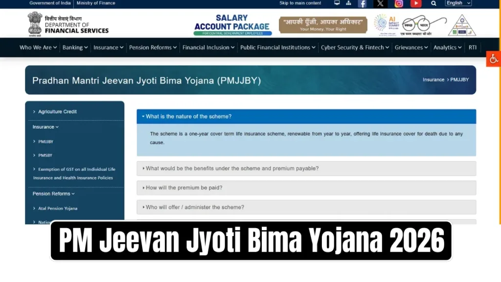 PM Jeevan Jyoti Bima Yojana 2026
