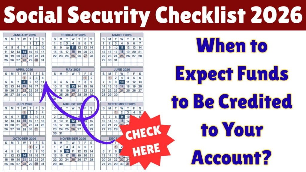 Social Security Checklist 2026 