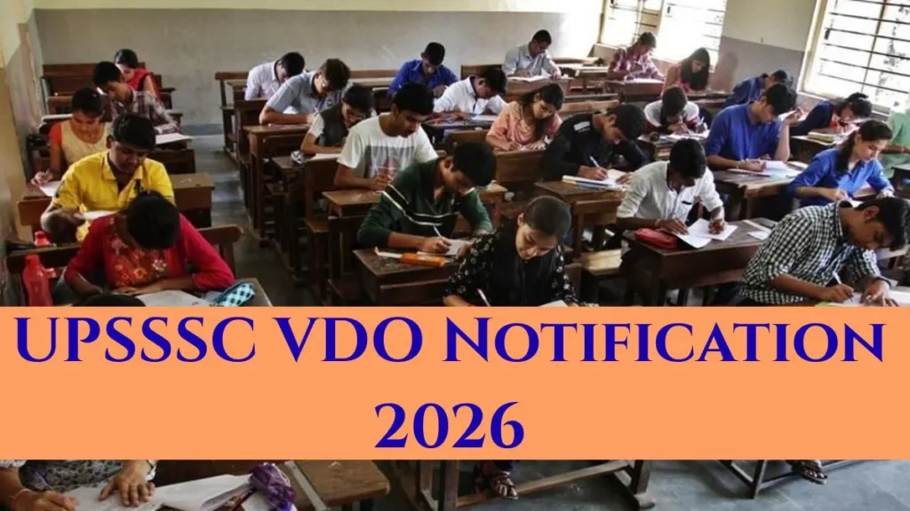 UPSSSC VDO Notification 2026