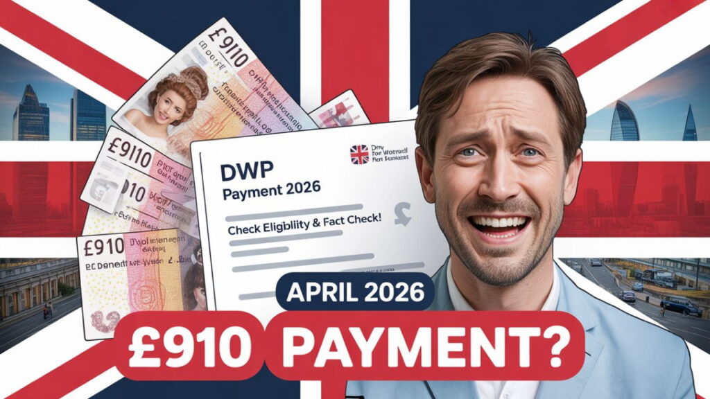 DWP £910 April 2026 Payment - Check If You’re on the Eligibility List & its Fact Check! 1 DWP £910 April 2026 Payment