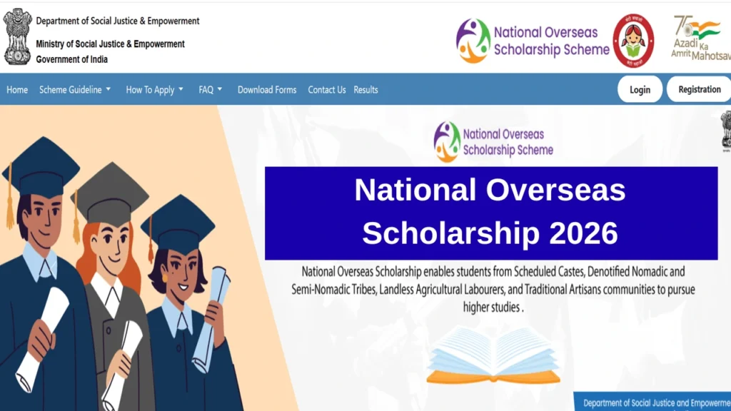 National Overseas Scholarship 2026