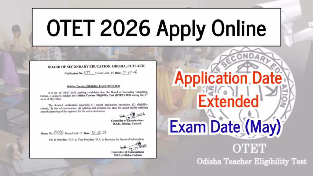OTET Application 2026