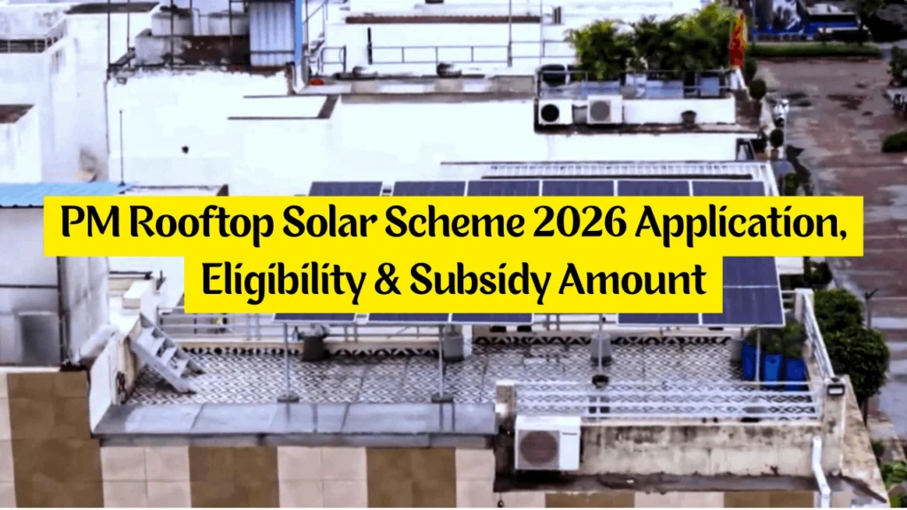PM Rooftop Solar Scheme 2026