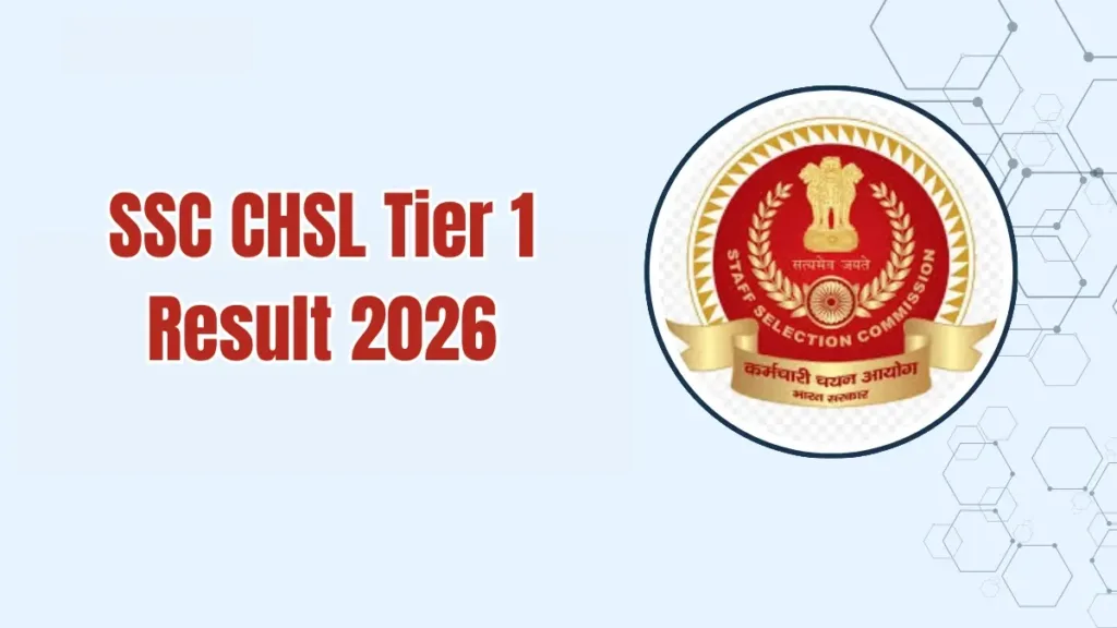 SSC CHSL Tier 1 Result 2026
