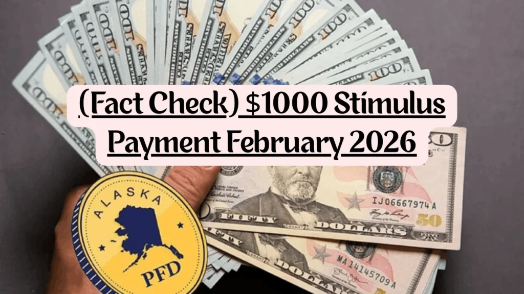 $1000 Stimulus Payment February 2026
