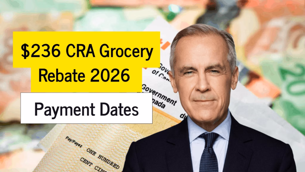 $236 CRA Grocery Rebate 2026