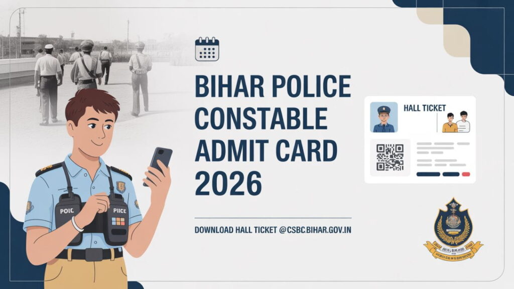Bihar Police Constable Admit Card 2026