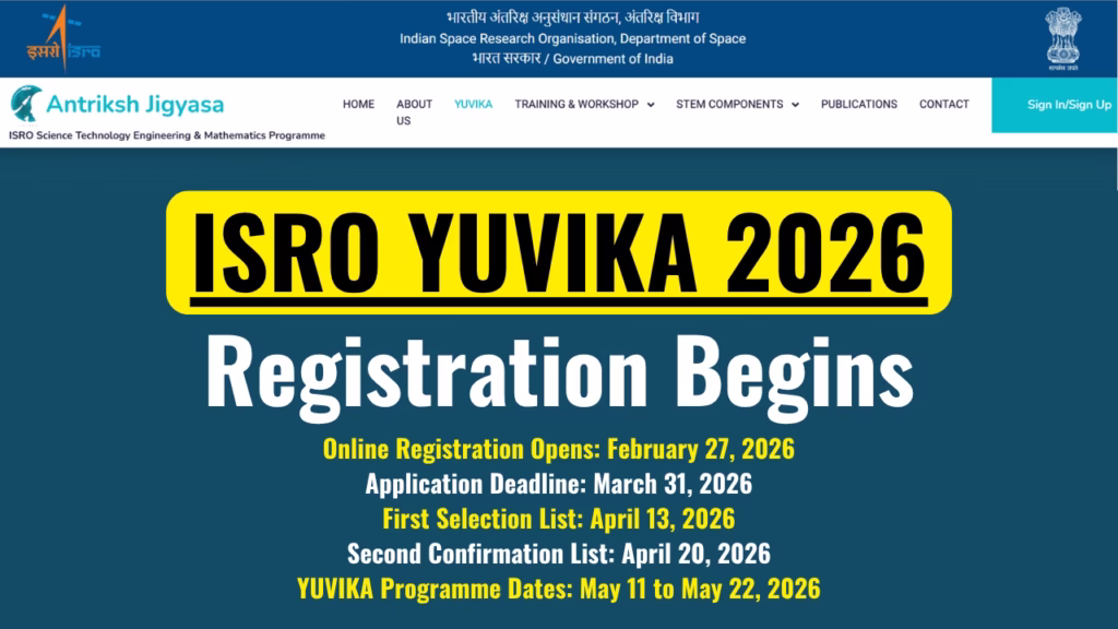 ISRO YUVIKA 2026