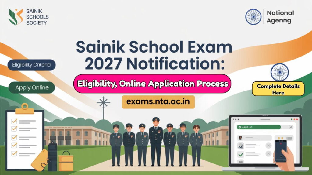 Sainik School Exam 2027 Notification