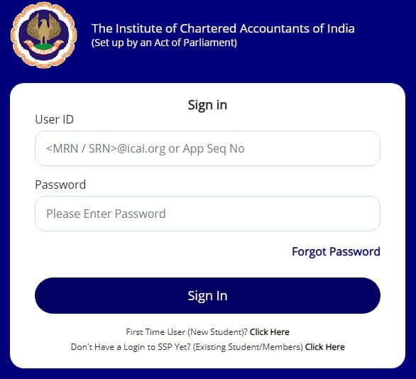 ICAI CA May 2026 Exam - Admit Card (Link) For Foundation, Inter & Final at icai.org 3 ICAI CA May 2026 Admit Card