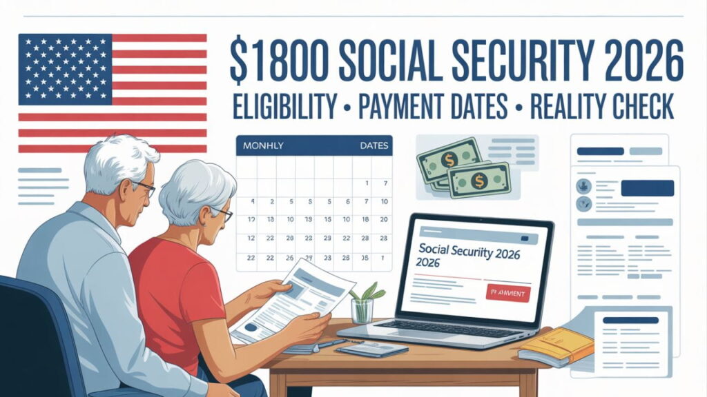 $1800 Social Security Payment 2026