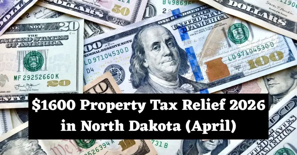 $1600 Property Tax Relief 2026