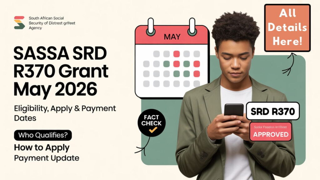 SASSA SRD R370 Grant Payment May 2026