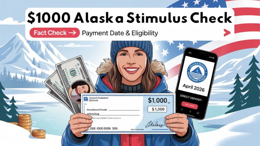 $1000 Alaska Stimulus Check April 2026: Check Payment Date, Eligibility Details & Fact Check! 1 $1000 Alaska Stimulus Check April 2026