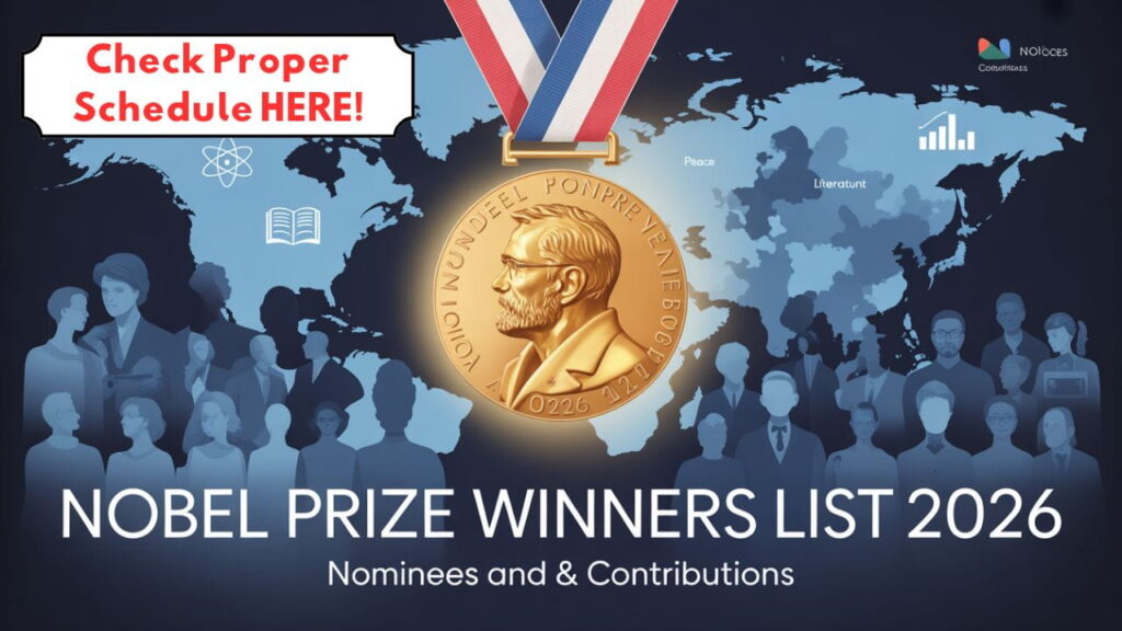 Nobel Prize Winners List 2026