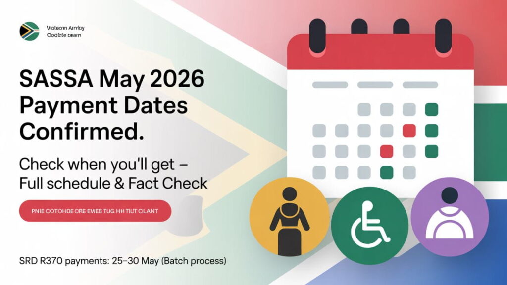 SASSA May 2026 Payment Dates