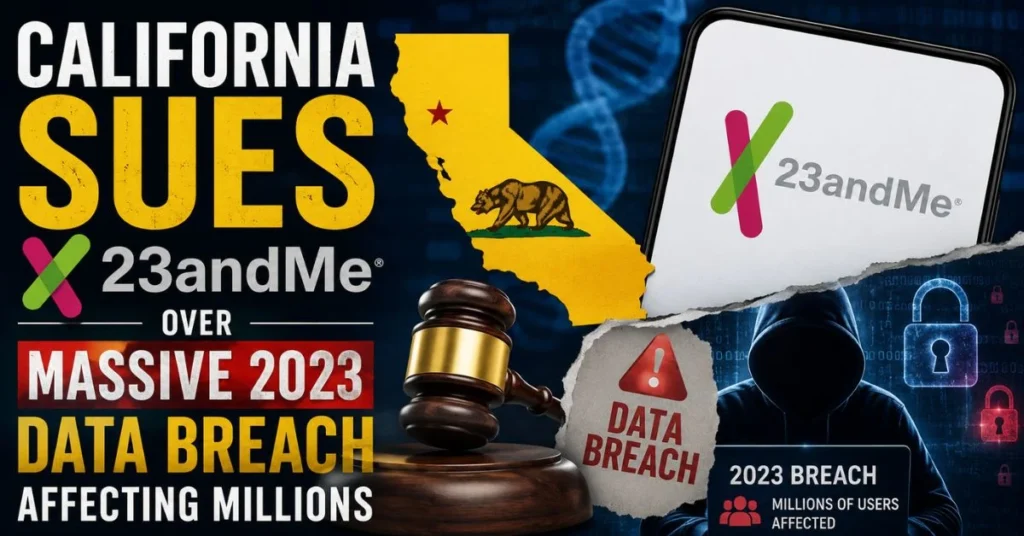 California Sues 23andMe Over Massive 2023 Data Breach Affecting Millions 1 23andMe Data Breach