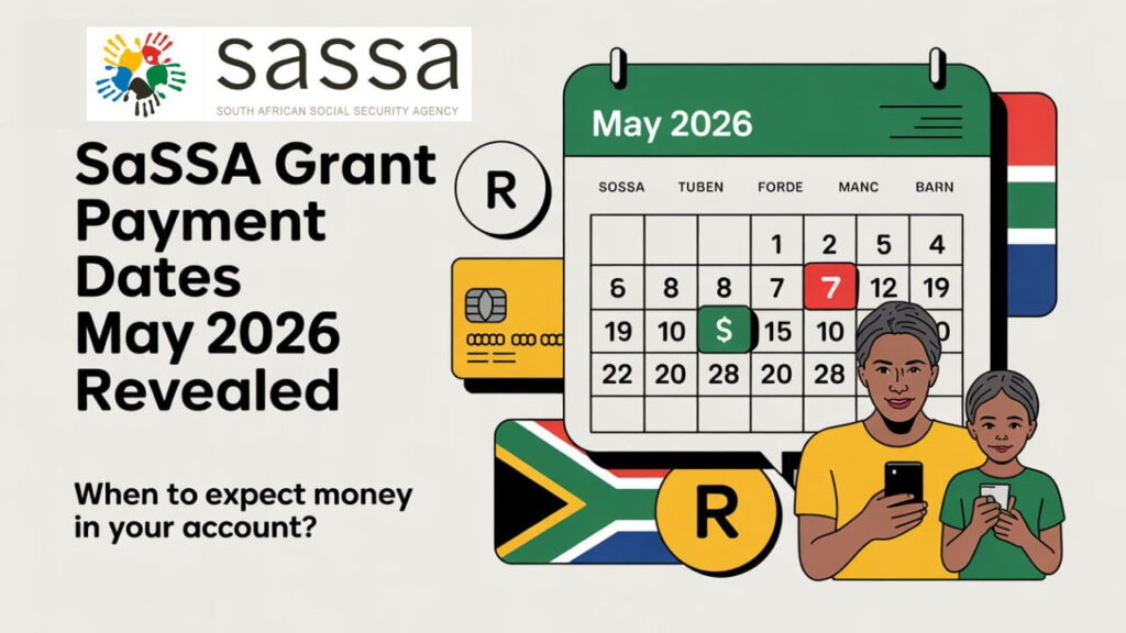 SASSA Grant Payment Dates May 2026 Revealed