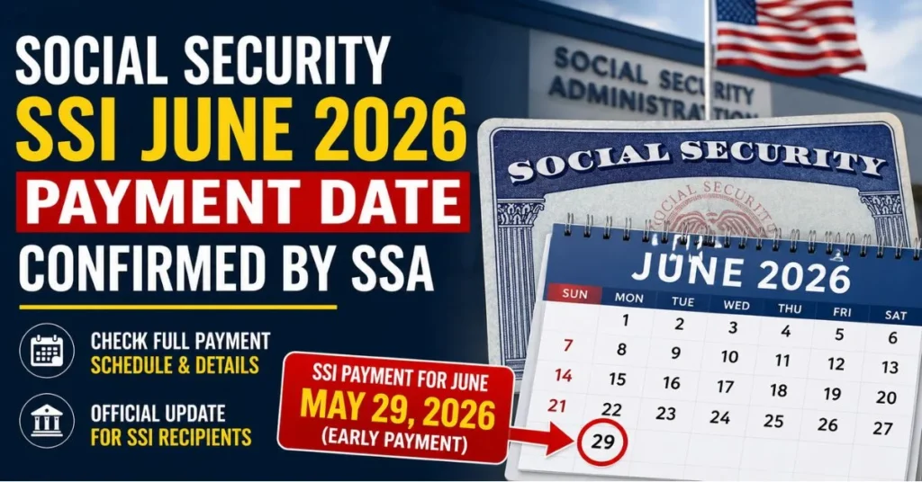 Social Security SSI June 2026 Payment Date