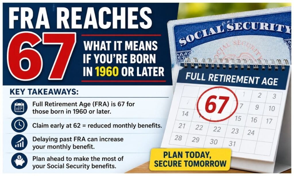 FRA Reaches 67: What It Means If You're Born in 1960 or Later ? 1 FRA Reaches 67