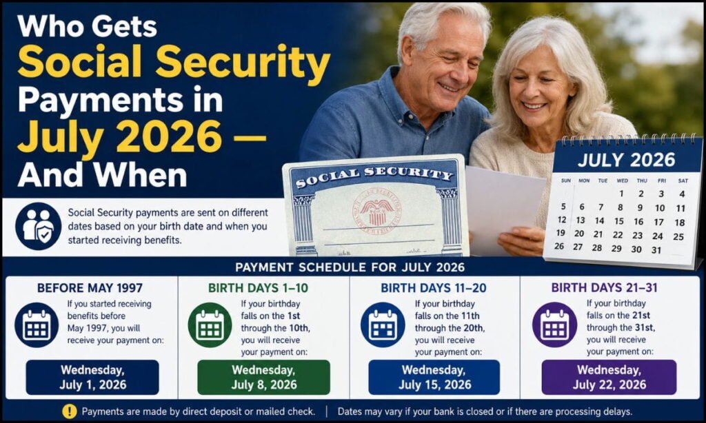 Social Security Payments in July 2026 - Who will get it and When? 1 Social Security Payments in July 2026