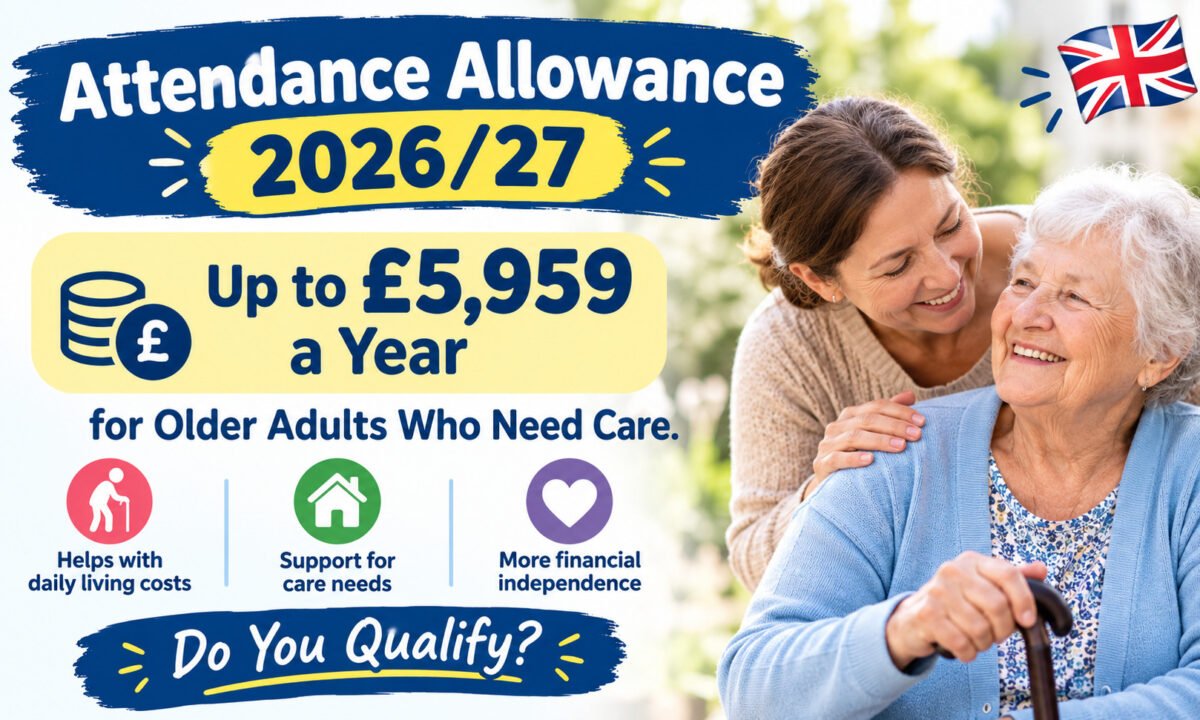 Attendance Allowance 2026-27
