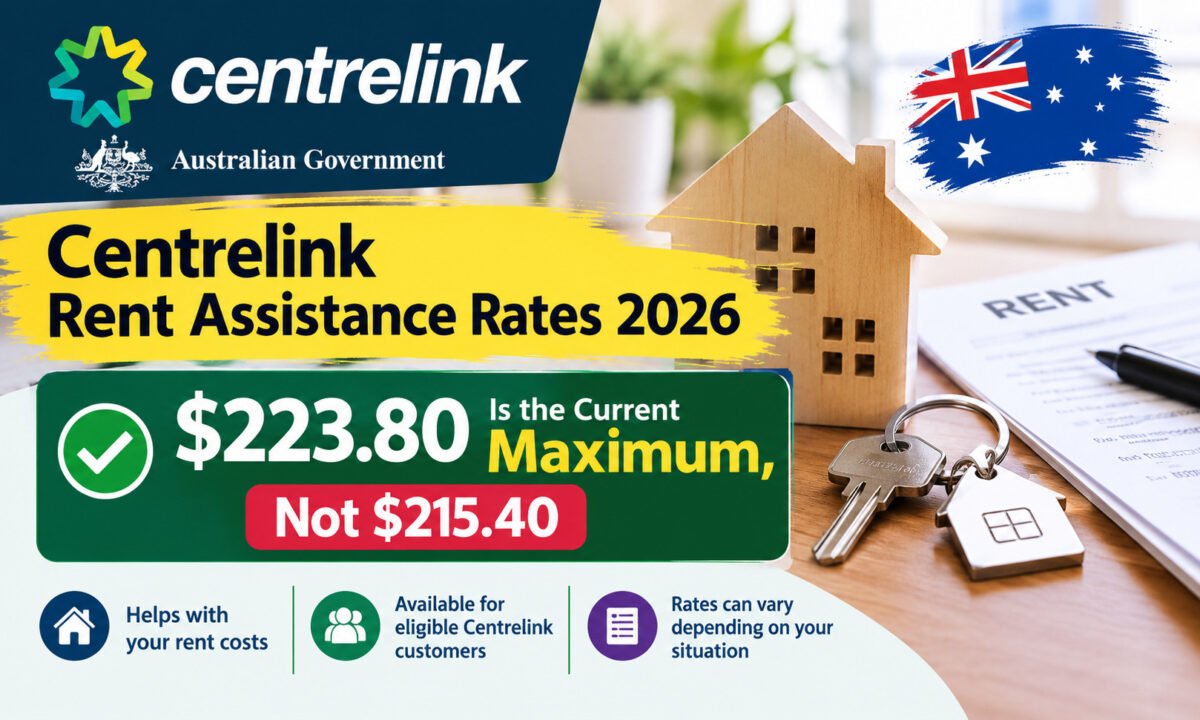 Centrelink Rent Assistance Rates 2026