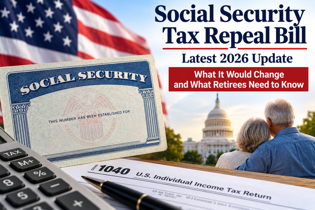 Social Security Tax Repeal Bill: Latest 2026 Update, What It Would Change and What Retirees Need to Know 1 Social Security Tax Repeal Bill