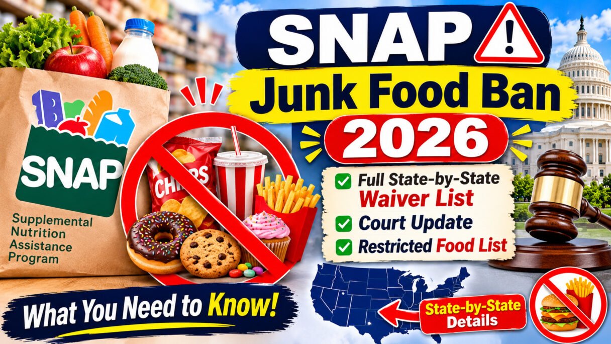 SNAP Junk Food Ban 2026