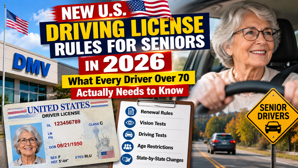 New U.S. Driving License Rules for Seniors
