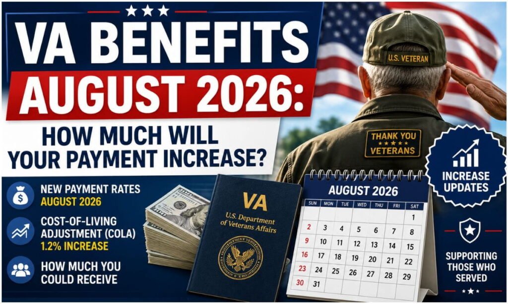 VA Benefits August 2026: How Much Will Your Payment Increase? 1 VA Benefits 2026