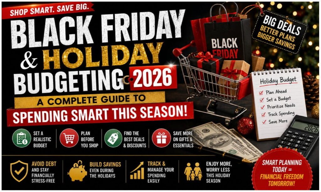 Black Friday and Holiday Budgeting 2026: A Complete Guide to Spending Smart This Season ! 1 Black Friday and Holiday Budgeting 2026
