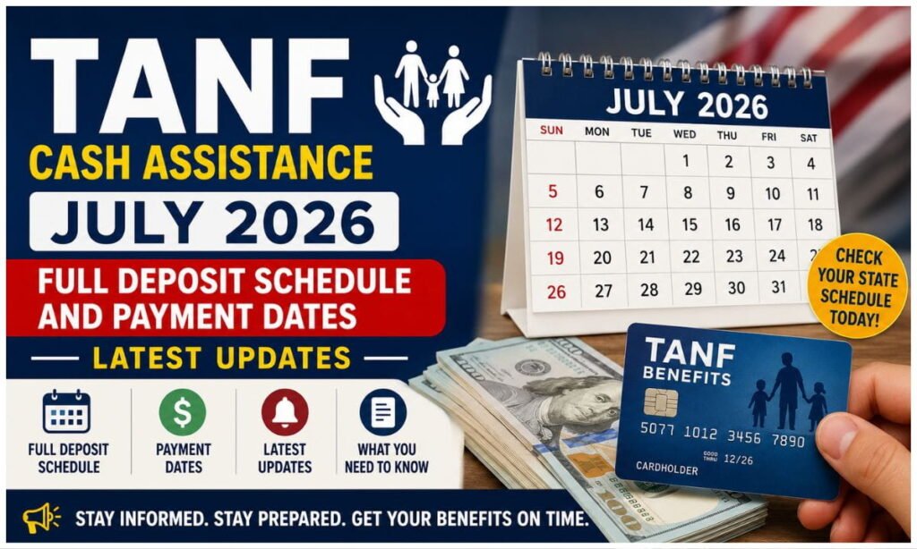 TANF Cash Assistance July 2026