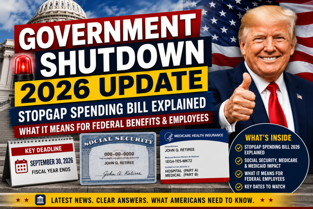 GOVERNMENT SHUTDOWN 2026 UPDATE