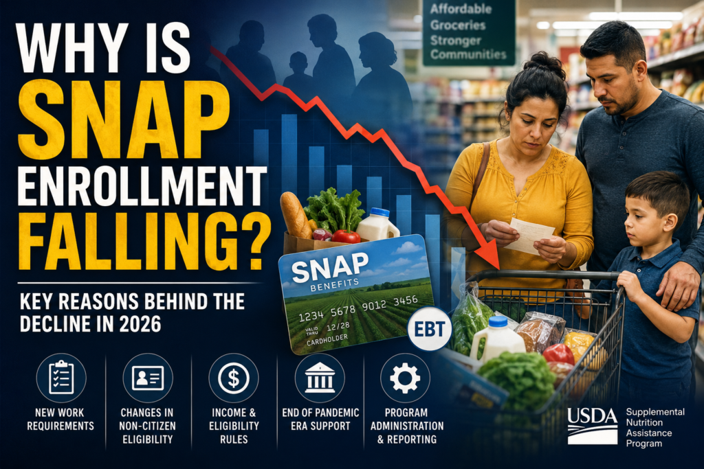 Why Is SNAP Enrollment Falling in 2026? Key Reasons Behind the Decline in SNAP Participation 1 Why Is SNAP Enrollment Falling in 2026