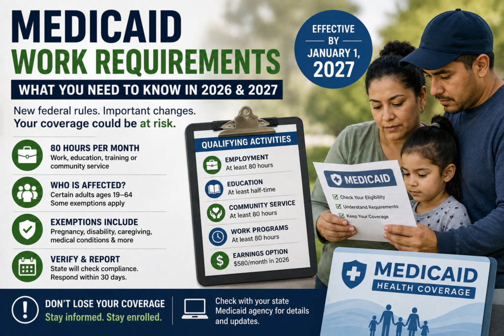 Medicaid Work Requirements 2026