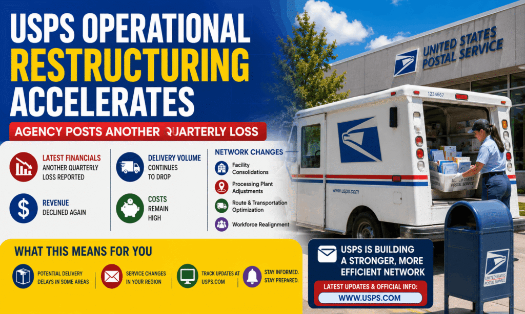 USPS Operational Restructuring: Latest Updates on Cash Crisis and Network Overhaul 1 USPS Operational Restructuring: Latest Updates on Cash Crisis and Network Overhaul
