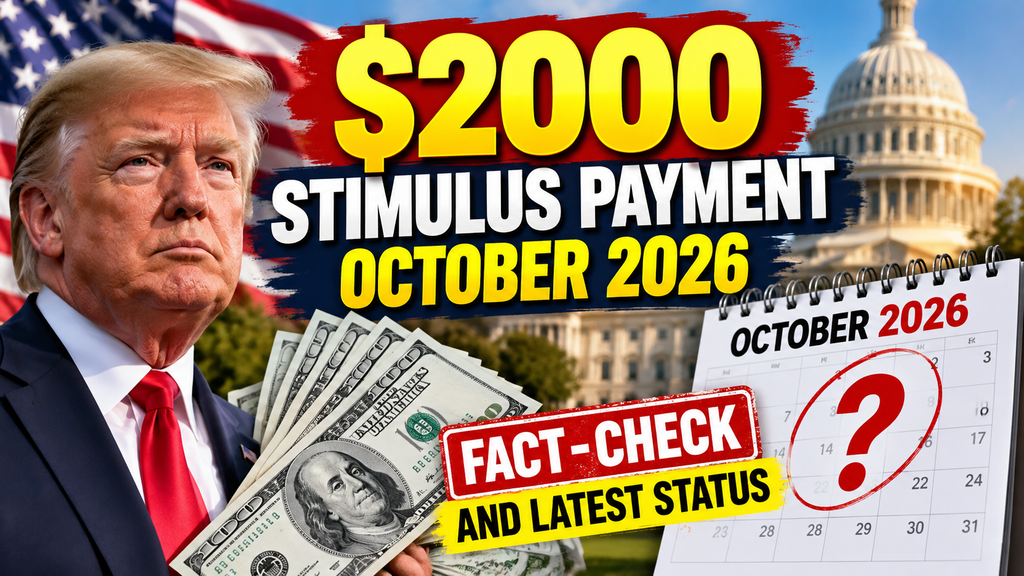 $2000 Stimulus Payment October 2026