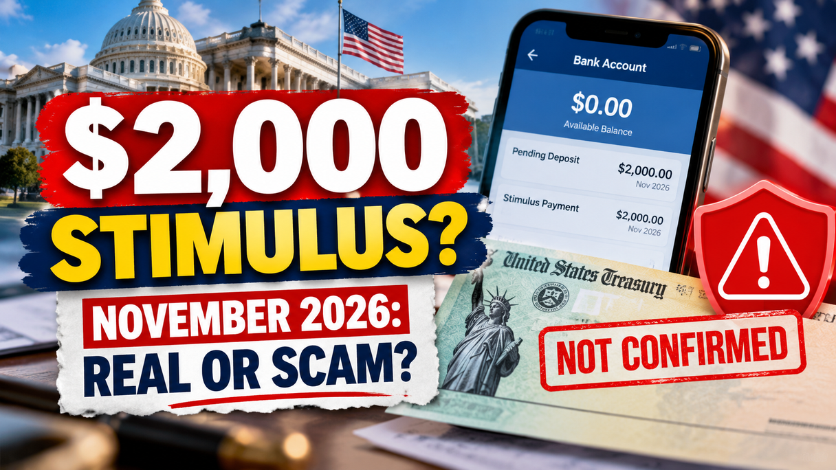 $2000 Stimulus Payment November 2026