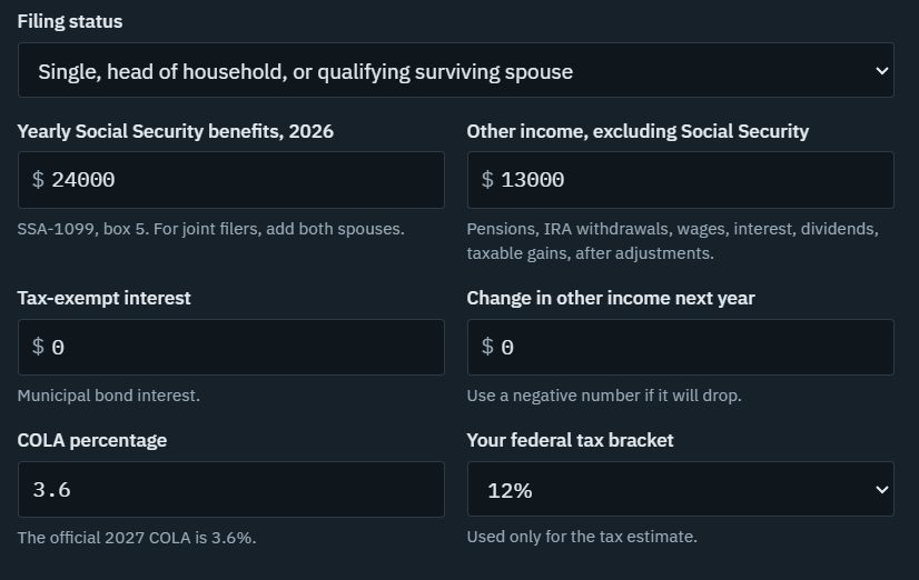 Will My 3.6% COLA Push My Benefits Into Taxable Territory? 2 image